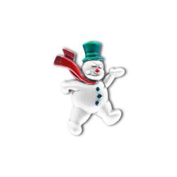 Pewter 'Frosty' Snowman Tac Pin - 10PP